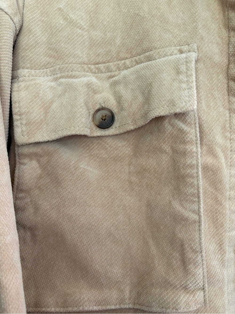 Forever 21 Women’s oversized Beige Corduroy Shacket - Picture 5 of 7